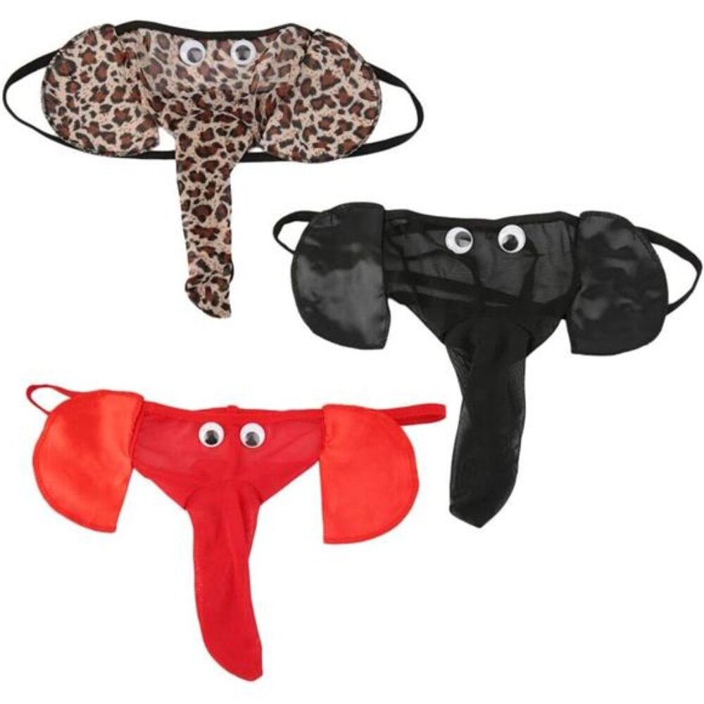Men Lingerie G-String T-Back Thongs Underwear